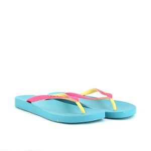 Сланцы женские Coqui,
 1326 Turquoise-Lt.fuchsia - Покровский / Обувной Дом