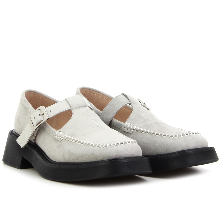 Лоферы женские ATREND,
 AT004FL-grey - Покровский / Обувной Дом 18195789