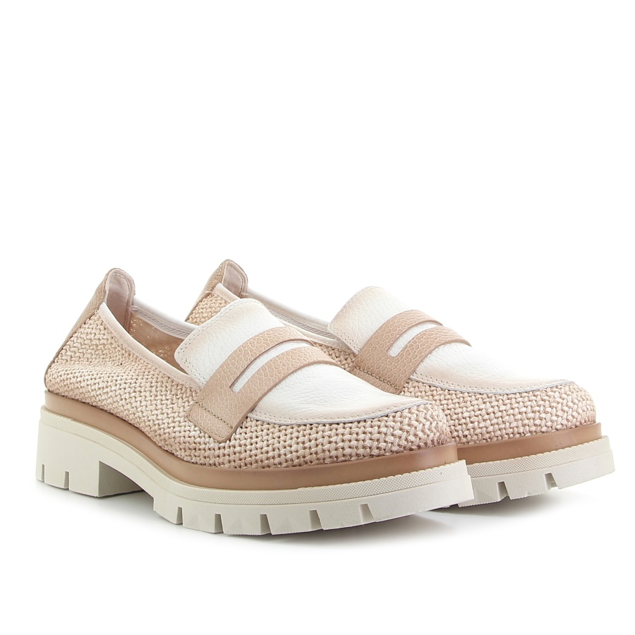 Лоферы женские HISPANITAS,
 HV221778_WHITE - Покровский / Обувной Дом 18174202