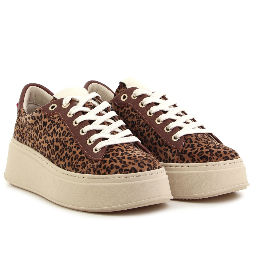 Кеды женские Via del Famoso,
 25YA-0105brown - Покровский / Обувной Дом 18293733