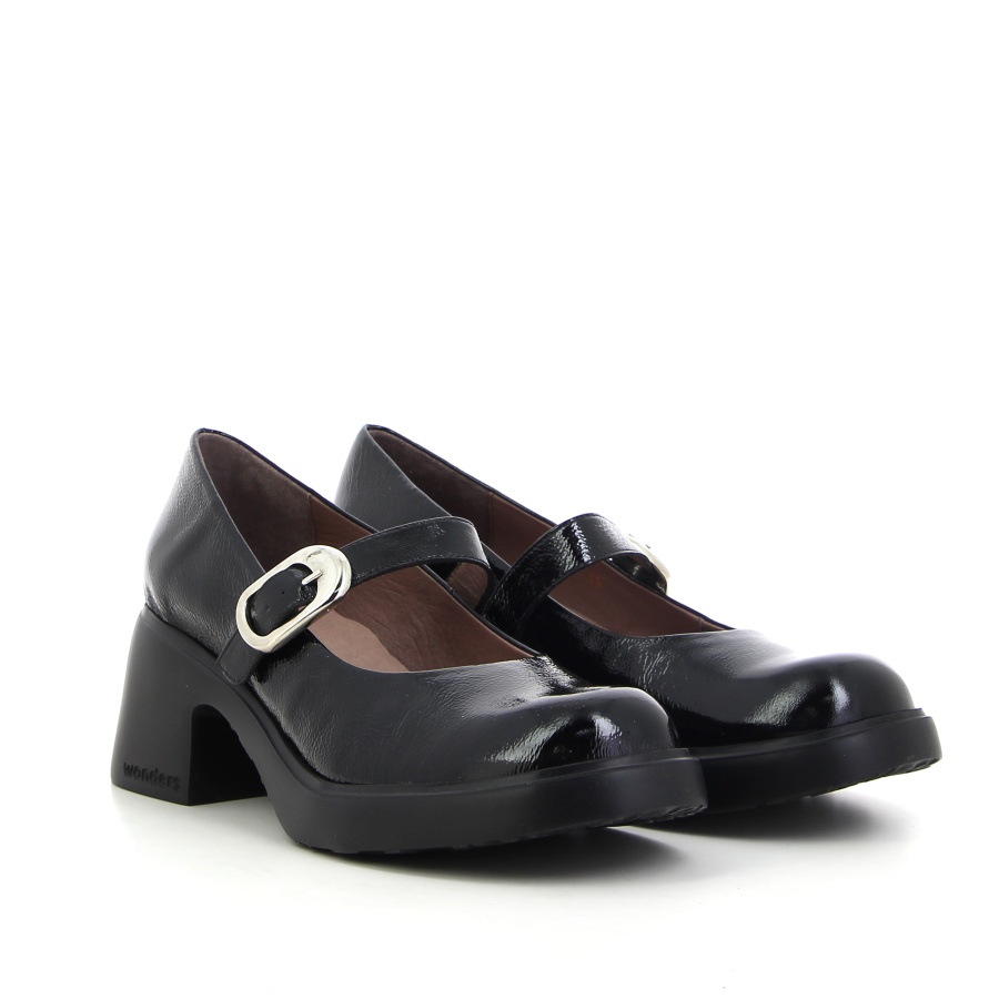Туфли Mary Jane женские WONDERS,
 E7122LACK INEGRO - Покровский / Обувной Дом 18090518